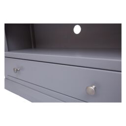 Cabinet Bits Rocca Grey 1 Drawer TV Cabinet Chrome Knob - thumbnail 5