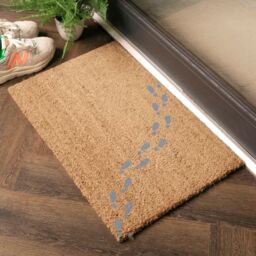 Artsy Mats Grey Tiny/Small Footprints Doormat - Size: 40 cm x 60 cm - thumbnail 3