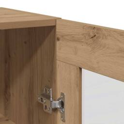Berkfield Home Sideboard Artisan Oak 69.5x34x90 cm Engineered Wood in Brown - thumbnail 8