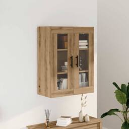 Berkfield Home Sideboard Artisan Oak 69.5x34x90 cm Engineered Wood in Brown - thumbnail 2