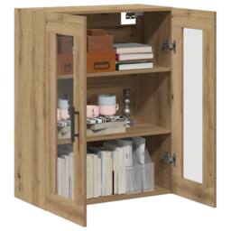Berkfield Home Sideboard Artisan Oak 69.5x34x90 cm Engineered Wood in Brown - thumbnail 1