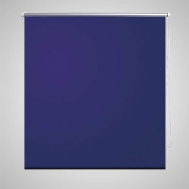 Berkfield Home Roller Blind Blackout 60 x 120 cm Marine / Blue - image 1