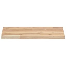 Berkfield Home Floating Shelf 40x30x2 cm Untreated Solid Wood Acacia in Brown - Size: 40 x 30 x 2 cm - thumbnail 4