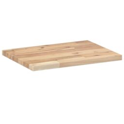 Berkfield Home Floating Shelf 40x30x2 cm Untreated Solid Wood Acacia in Brown - Size: 40 x 30 x 2 cm - thumbnail 6