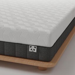Panda London Hybrid Bamboo Mattress in White - Size: EU Double