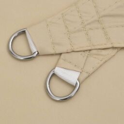 Berkfield Home Sun Shade Sail Beige 7x5x5 m 100% Polyester Oxford - thumbnail 5