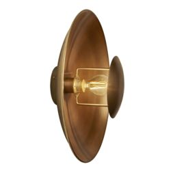Industville Boston Round Metal Diffuser Wall Light in Metallic Gold - Size: 17 inches - thumbnail 3