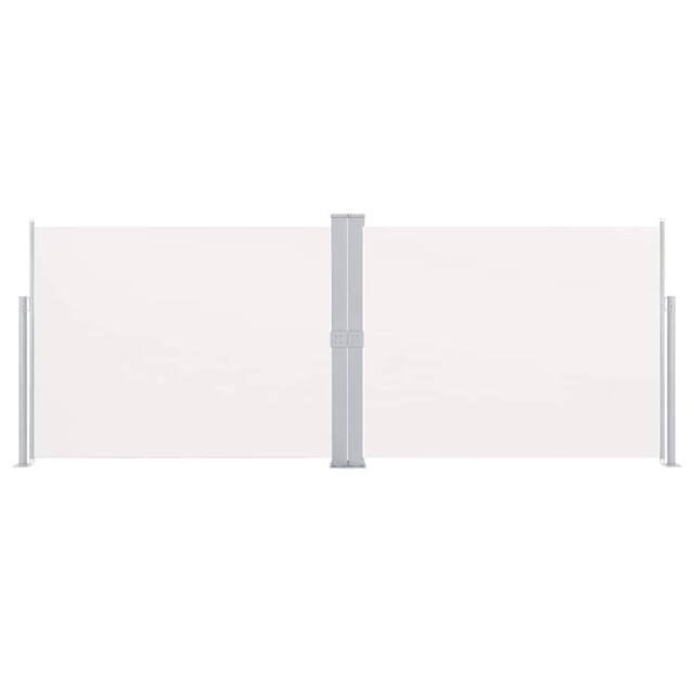Berkfield Home Retractable Side Awning Cream 140x1000 cm in Beige - image 1