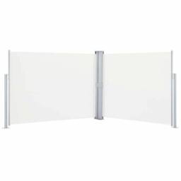 Berkfield Home Retractable Side Awning Cream 140x1000 cm in Beige - thumbnail 3