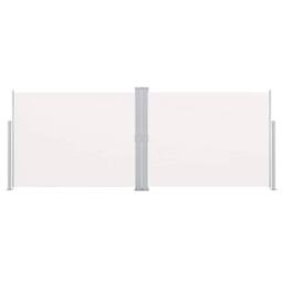 Berkfield Home Retractable Side Awning Cream 140x1000 cm in Beige - thumbnail 1