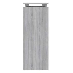 Berkfield Home Decorative Console Table Grey Sonoma 102x30x80 cm Engineered Wood - Size: 102 x 30 x 80 cm - thumbnail 4