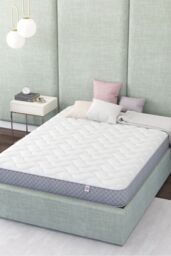 Aspire Essentials Hybrid Mattress in White - Size: Small Double - thumbnail 1