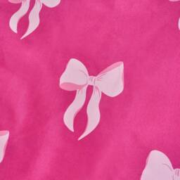 OHS Bows Microfibre Reversible Bedding Set Duvet Cover with Pillowcase in Pink - Size: Single - thumbnail 5