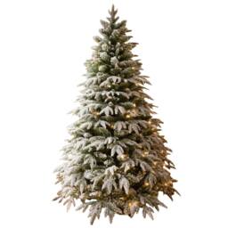 Shatchi 10FT Prelit Green Lapland Fir Christmas Tree Warm White LEDs - thumbnail 4
