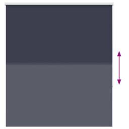 Berkfield Home Roller Blind Blackout Leaves Green 145x210 cm Fabric Width 141.6… in Blue - thumbnail 5