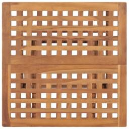 Berkfield Home Durable Folding Garden Table 50x50x50 cm Solid Teak Wood in Brown - Size: 50 x 50 x 50 cm - thumbnail 5