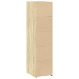 Berkfield Home Highboard Sonoma Oak 30x41x124 cm Engineered Wood in Brown - Size: 30 x 41 x 124 cm - thumbnail 6