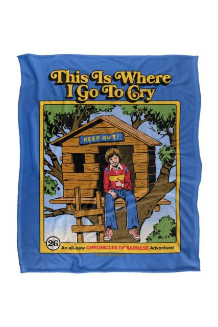 Steven Rhodes This Iis Where I Go Silky Touch Super Soft Throw Blanket - Size: Small - image 1