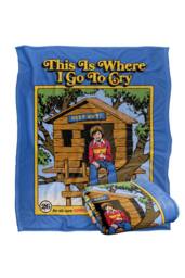 Steven Rhodes This Iis Where I Go Silky Touch Super Soft Throw Blanket - Size: Small - thumbnail 2