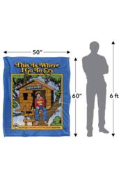 Steven Rhodes This Iis Where I Go Silky Touch Super Soft Throw Blanket - Size: Small - thumbnail 3