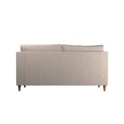 Furnishings For Less UK Baxter Tufted Fabric 3 Seater Sofa - Charcoal, Silver, Oatmeal or Sage in Beige - thumbnail 3