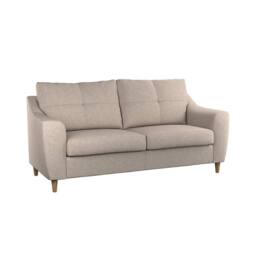Furnishings For Less UK Baxter Tufted Fabric 3 Seater Sofa - Charcoal, Silver, Oatmeal or Sage in Beige - thumbnail 2