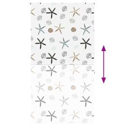 Berkfield Home Shower Roller Blind 130x240 cm Fabric Width 126 cm in Black - thumbnail 6
