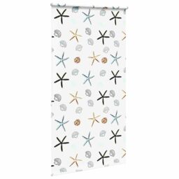 Berkfield Home Shower Roller Blind 130x240 cm Fabric Width 126 cm in Black - thumbnail 5