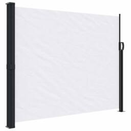 Berkfield Home Retractable Side Awning White 160x500 cm - thumbnail 3