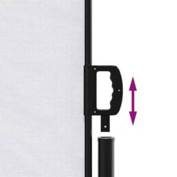 Berkfield Home Retractable Side Awning White 160x500 cm - thumbnail 6