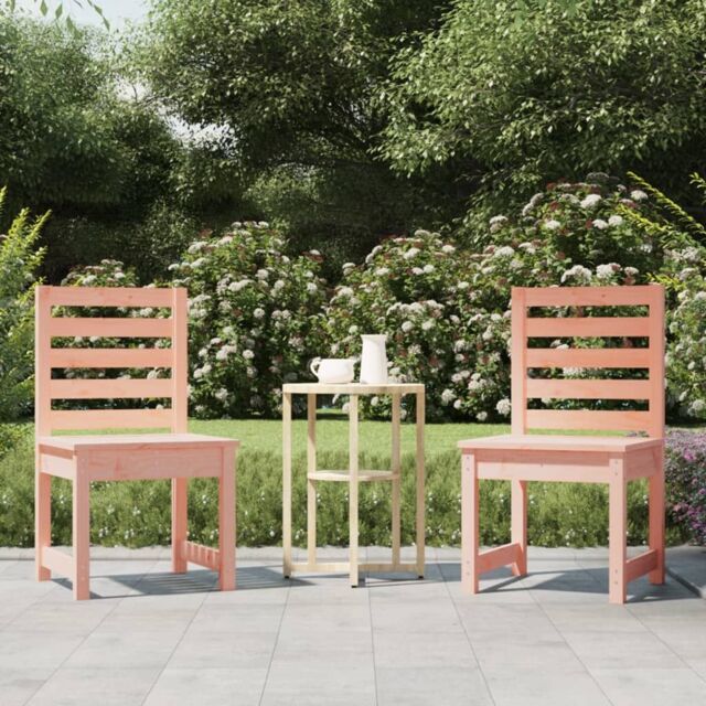 Berkfield Home Garden Chairs 2 pcs 40.5x48x91.5 cm Solid Wood Douglas in Brown - image 1