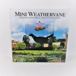 Buttercup Farm Mini Pheasant & Partridge Weathervane - Quality wind vane - Steel in Black - thumbnail 2