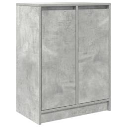 Berkfield Home Sideboard Concrete Grey 57x34x76 cm Engineered Wood - Size: 57 x 34 x 76 cm - thumbnail 3