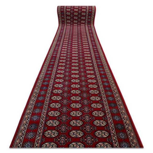 RugsX Wool Nain Runner in Red - Size: 100 cm x 200 cm - image 1