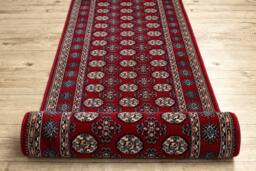 RugsX Wool Nain Runner in Red - Size: 100 cm x 200 cm - thumbnail 5