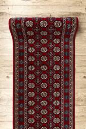 RugsX Wool Nain Runner in Red - Size: 100 cm x 200 cm - thumbnail 4
