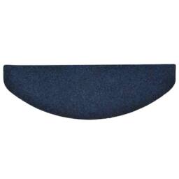 Berkfield Home Self-adhesive Stair Mats 5 pcs Navy 65x21x4 cm Needle Punch - Size: Medium - thumbnail 5