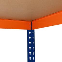 Monstershop S-Rax 5 Shelf Racking - 180cm x 180cm x 60cm in Blue - Size: 180 cm x 180 cm x 60 cm - thumbnail 7