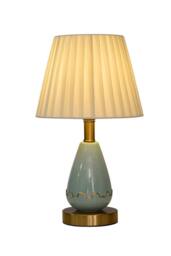 Living and Home Ceramic & Iron Table Lamp with 5W Bulb in Bronze - thumbnail 3