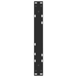 Berkfield Home Modern Dining Table Legs V-Shape 2 pcs Black 50x(42-43.3) cm Steel - thumbnail 7