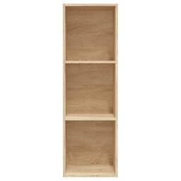 Berkfield Home Book Cabinet/TV Cabinet Sonoma Oak 36x30x114 cm Engineered Wood in Light Tan - Size: 36 x 30 x 114 cm - thumbnail 5