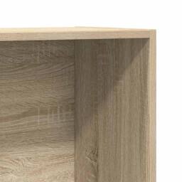 Berkfield Home Book Cabinet/TV Cabinet Sonoma Oak 36x30x114 cm Engineered Wood in Light Tan - Size: 36 x 30 x 114 cm - thumbnail 8