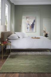 The Lyndon Company Triangles Cotton Duvet Set with Embroidered in White - Size: Single - thumbnail 2