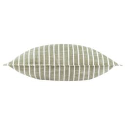 Yard Hessle Stripe 100% Cotton Outdoor Cushion in Green - Size: 45 cm x 45 cm - thumbnail 4