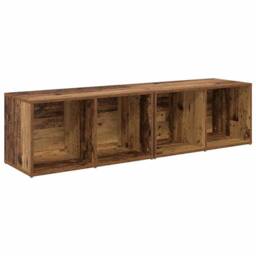 Berkfield Home 2 pcs Old Wood Engineered wood in Brown - thumbnail 1