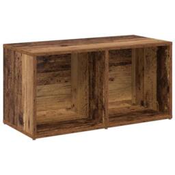 Berkfield Home 2 pcs Old Wood Engineered wood in Brown - thumbnail 5