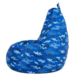 icon Gaming Recliner Bean Bag, Camo Print in Blue - thumbnail 5