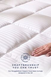 Snuggledown Luxurious Hotel 5cm Mattress Topper in White - Size: Super King - thumbnail 6
