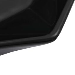Berkfield Home Wash Basin 41x36.5x12 cm Ceramic Black - thumbnail 5