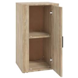 Berkfield Home Sideboard Sonoma Oak 40x33x70 cm Engineered Wood in Beige - Size: 40 x 33 x 70 cm - thumbnail 4